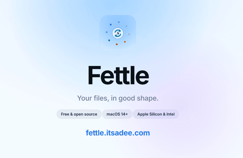 Fettle interface preview